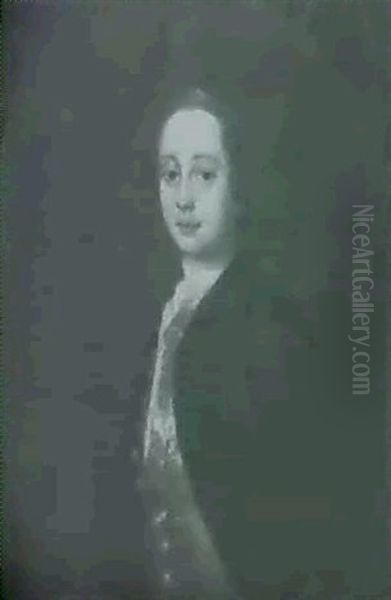 Portrait Of John Dawson Damer 1st Earl Of Portarlington     (1744-1798) Oil Painting by James Latham