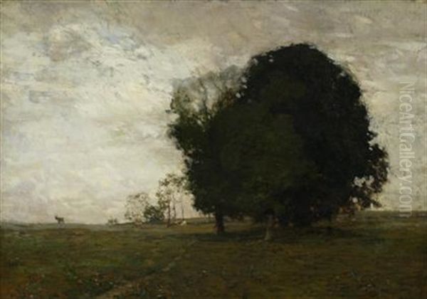 Twilight After Rain Oil Painting by William Langson Lathrop