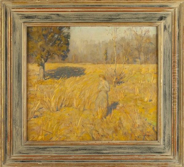 Autumn Field by William Langson Lathrop