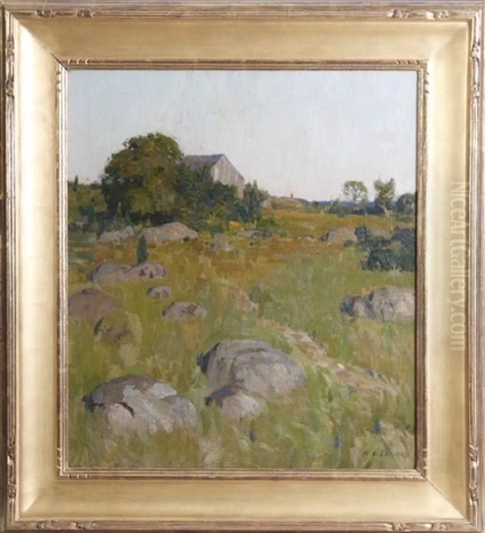 Rocky Pasture Oil Painting by William Langson Lathrop