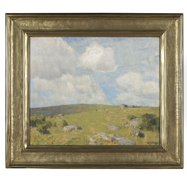 Martha's Pasture Oil Painting by William Langson Lathrop