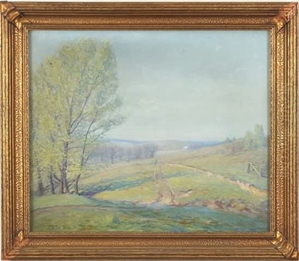 Spring At Thornhill Farms Oil Painting by William Langson Lathrop