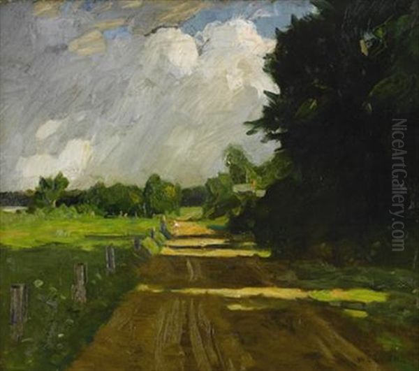 After The Storm Oil Painting by William Langson Lathrop