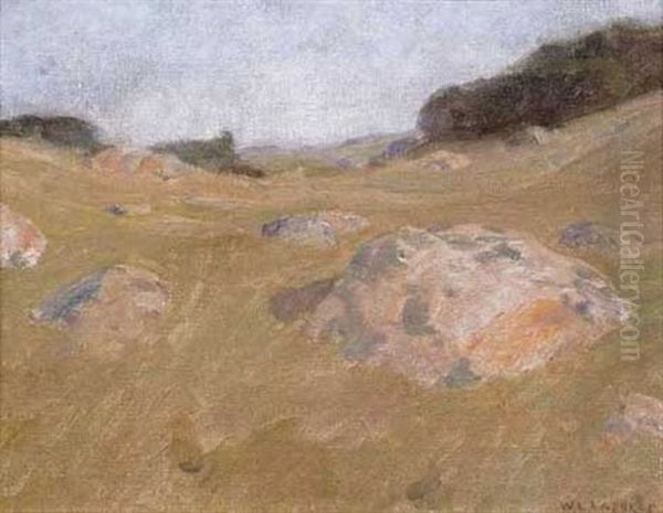 Naushon Pasture Oil Painting by William Langson Lathrop