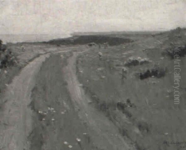 The Cliff Road, Montauk Oil Painting by William Langson Lathrop