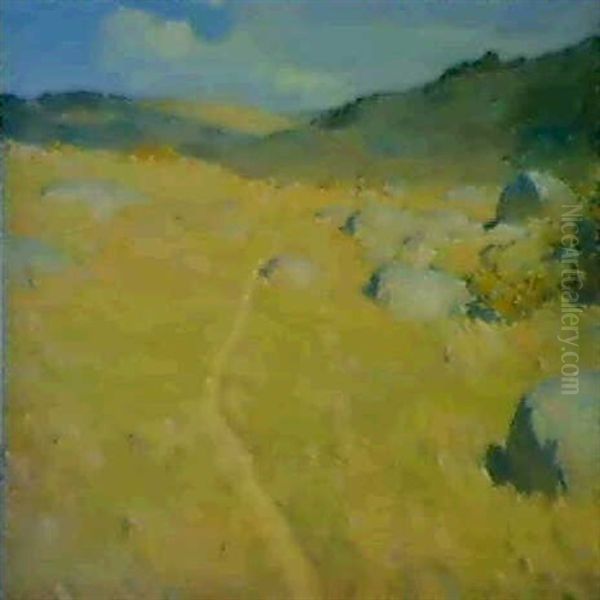 Hills Of Naushon Oil Painting by William Langson Lathrop