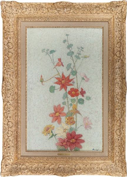 Bouquet Champetre Oil Painting by Achille Lauge