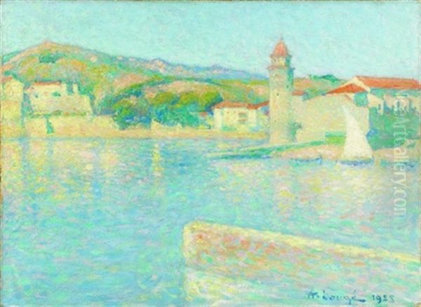 Le Port De Collioure Oil Painting by Achille Lauge