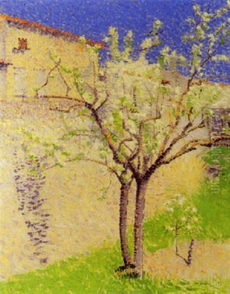 L'arbre En Fleur Oil Painting by Achille Lauge