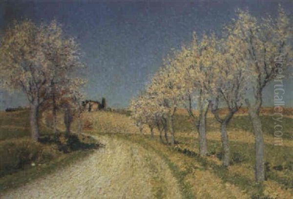 Chemin De Campagne Provencal Oil Painting by Achille Lauge