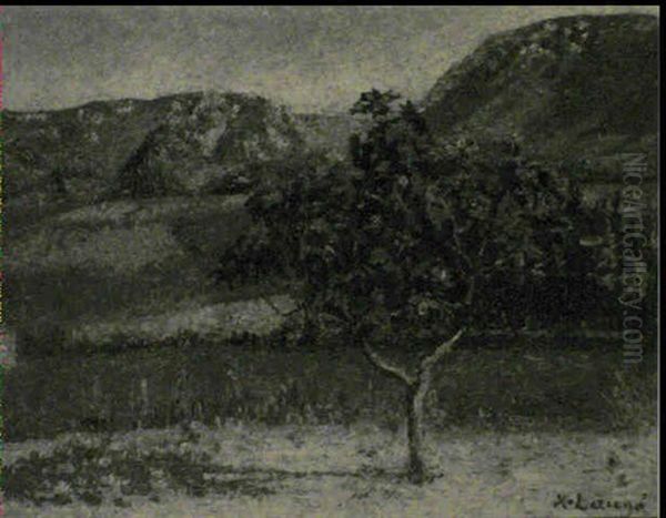 Paysage Du Midi Oil Painting by Achille Lauge