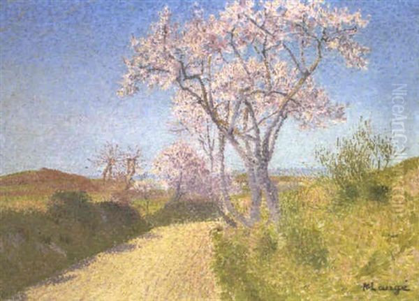 Arbres En Fleurs by Achille Lauge