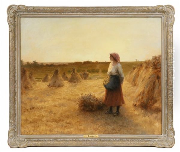 The Gleaner's Idyll' Oil Painting by Georges Laugee