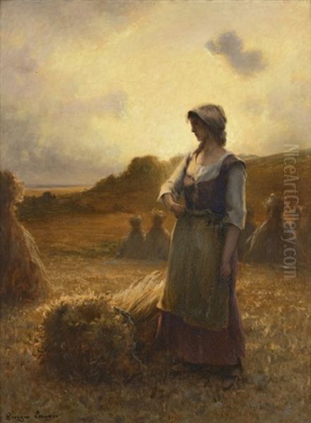 Glaneuse Au Crepuscule Oil Painting by Georges Laugee