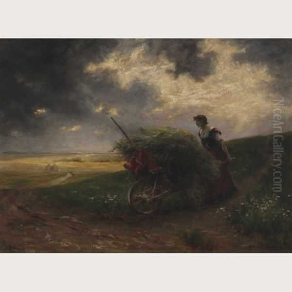 Apres L'orage Oil Painting by Georges Laugee