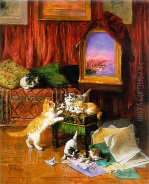 The Connoisseurs Oil Painting by Marie Yvonne Laur