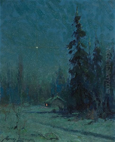 The North Star Oil Painting by Sydney Mortimer Laurence