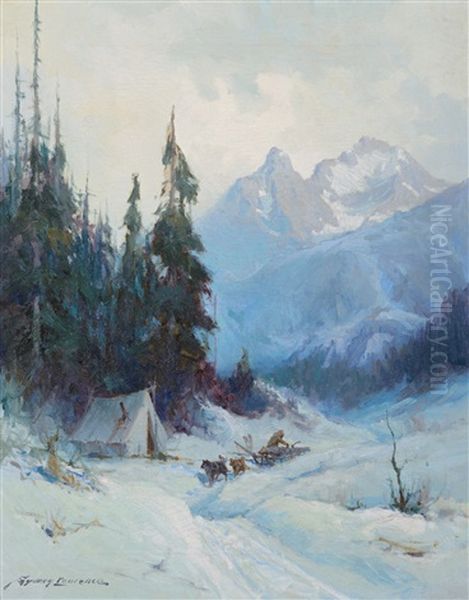 The Alaska Trail Oil Painting by Sydney Mortimer Laurence