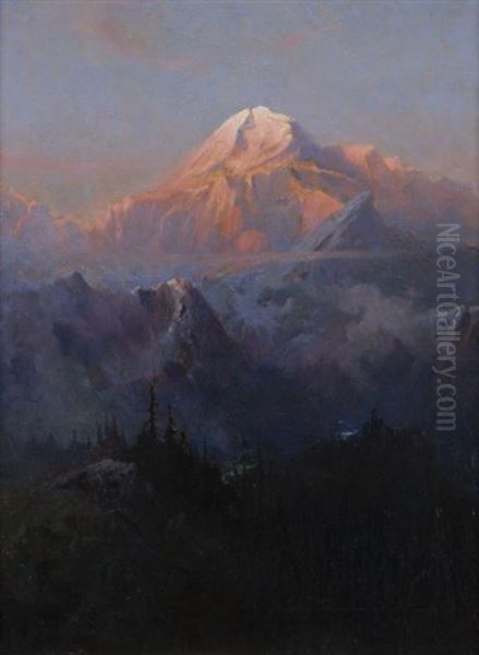 Mount Mckinley Oil Painting by Sydney Mortimer Laurence