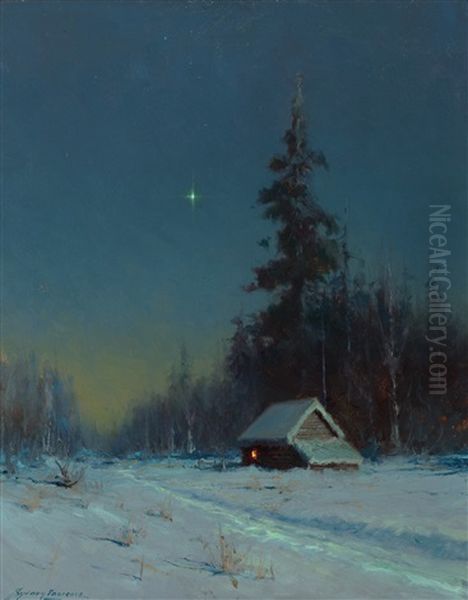 The North Star Oil Painting by Sydney Mortimer Laurence