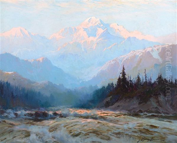 Mt. Mckinley, Alaska Oil Painting by Sydney Mortimer Laurence