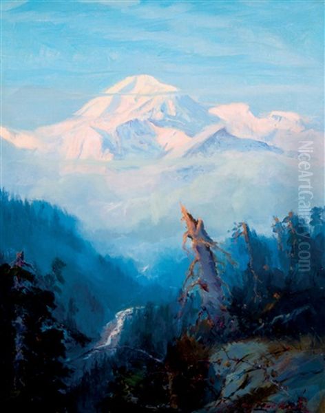 Mt. Mckinley Oil Painting by Sydney Mortimer Laurence