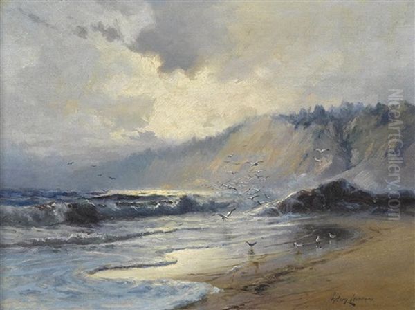 Cook Inlet, Alaska Oil Painting by Sydney Mortimer Laurence