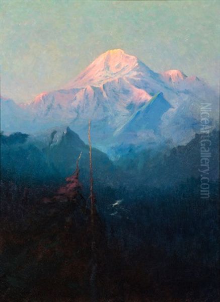 Mt. Mckinley Oil Painting by Sydney Mortimer Laurence