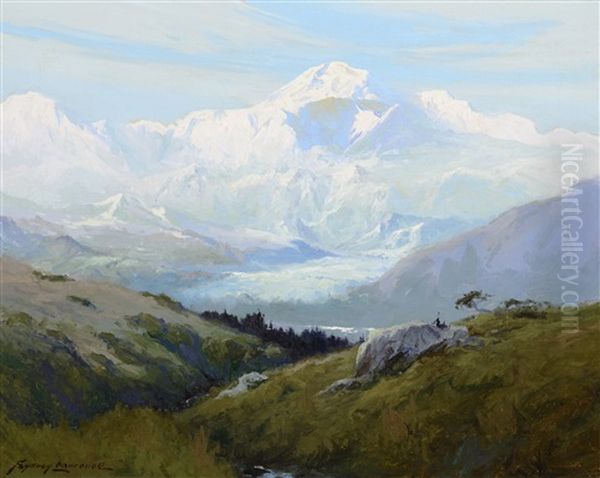 Mckinley From Peters Hills Oil Painting by Sydney Mortimer Laurence