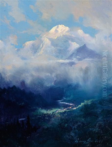 Mt. Mckinley Oil Painting by Sydney Mortimer Laurence