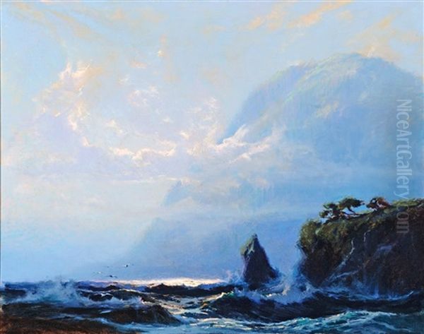 Knowles Head, Prince William Sound Oil Painting by Sydney Mortimer Laurence