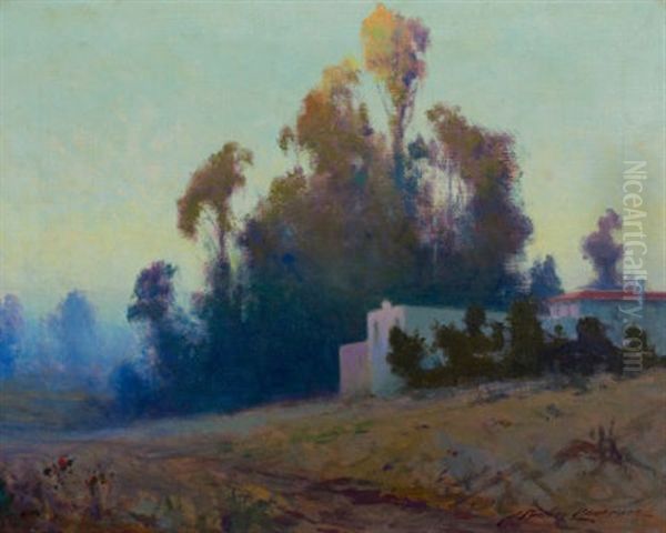 Evening Landscape Oil Painting by Sydney Mortimer Laurence