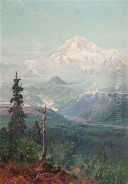 Mt. Mckinley Oil Painting by Sydney Mortimer Laurence