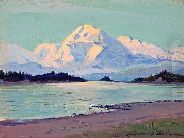 Mt. Mckinley Oil Painting by Sydney Mortimer Laurence