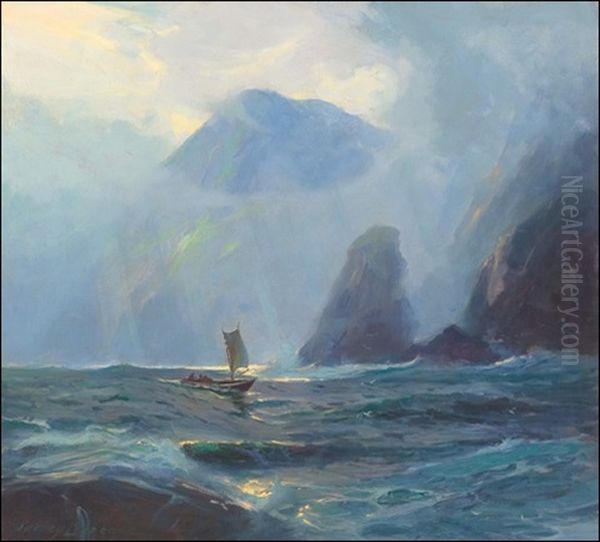 Knowles Head, Prince William Sound, Alaska Oil Painting by Sydney Mortimer Laurence