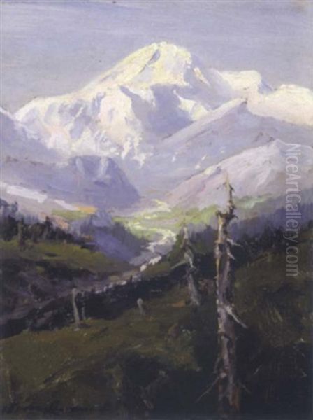 Mt. Mckinley Oil Painting by Sydney Mortimer Laurence