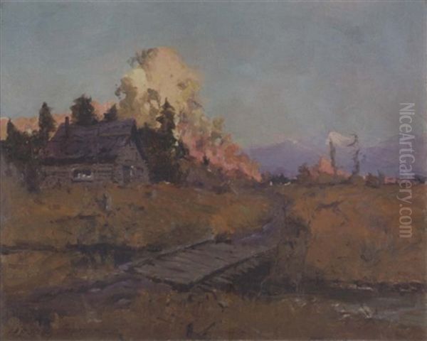 The Golden North Oil Painting by Sydney Mortimer Laurence