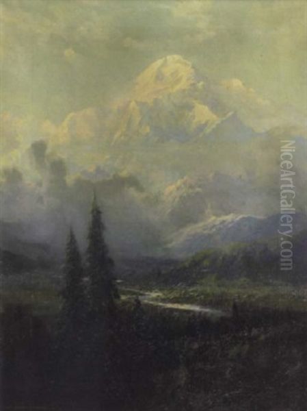 Mt. Mckinley Oil Painting by Sydney Mortimer Laurence