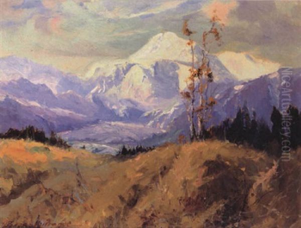 Mt. Mckinley Oil Painting by Sydney Mortimer Laurence