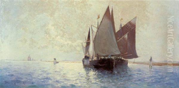 Venetian Sailboats by Sydney Mortimer Laurence