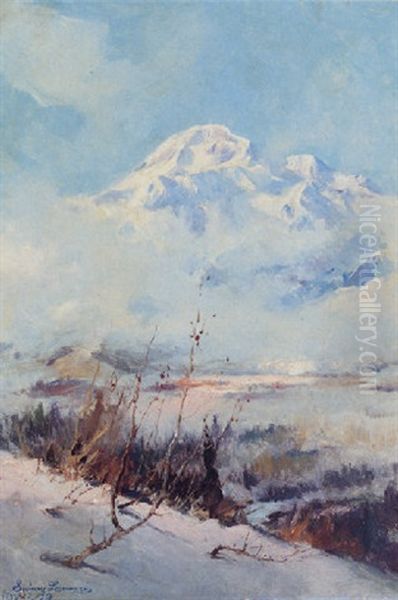 Mt. Mckinley Oil Painting by Sydney Mortimer Laurence