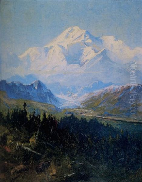 Mt. Mckinley, Alaska Oil Painting by Sydney Mortimer Laurence