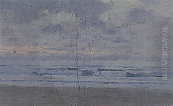 Dusk Over Breakers Oil Painting by Sydney Mortimer Laurence