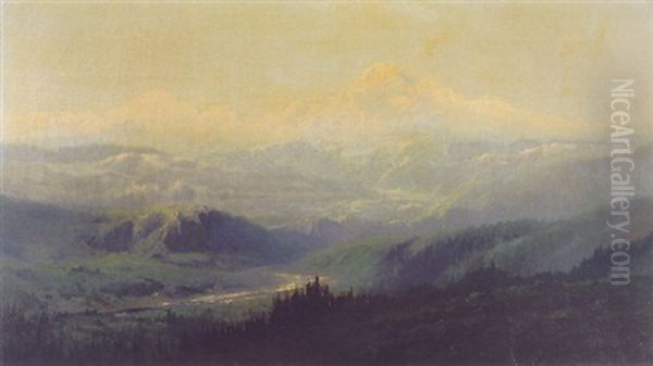 Mt. Mckinley Oil Painting by Sydney Mortimer Laurence