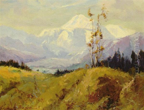 Mt. Mckinley Oil Painting by Sydney Mortimer Laurence