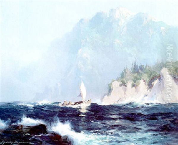 Cape St. Elias Oil Painting by Sydney Mortimer Laurence