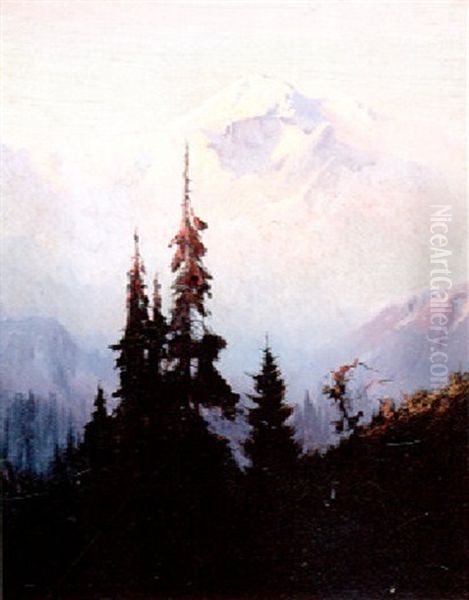 Mt. Mckinley Oil Painting by Sydney Mortimer Laurence