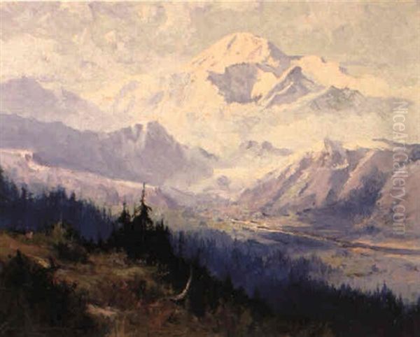 Mt. Mckinley Oil Painting by Sydney Mortimer Laurence