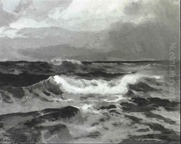 Evening Tide Oil Painting by Sydney Mortimer Laurence