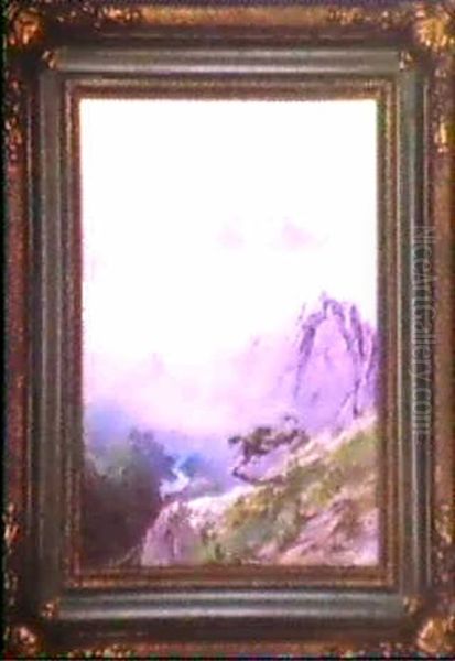 Mount Mckinley Oil Painting by Sydney Mortimer Laurence